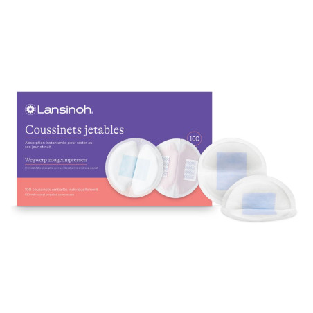 Discos absorbentes desechables x100 Lansinoh