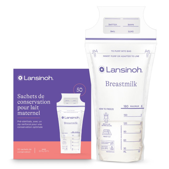 Bolsa para conservar leche materna x50 Lansinoh