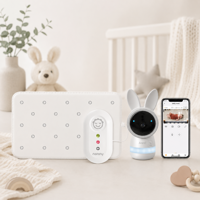 Pack Nanny BM-02 Essentiel & Babyphone lapin connecté Alnanny