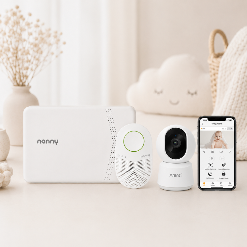 Pack Nanny BM-03 Premium & Babyphone caméra Wi-Fi Serenity