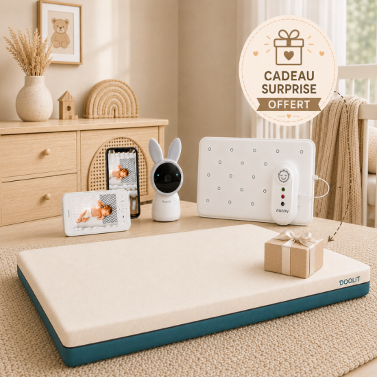 Pack Nanny BM-02 + Matelas Tiny + Babyphone Alnanny Premium