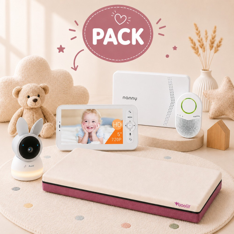 Pack Nanny BM-03 Premium & Matelas Tiny & Babyphone Alnanny Premium