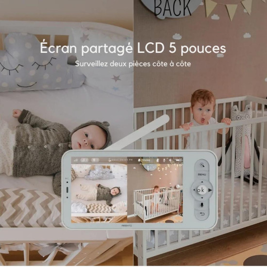 Babyphone caméra connecté ou sans ondes Alnanny Premium (Nanny Care) - Image 6