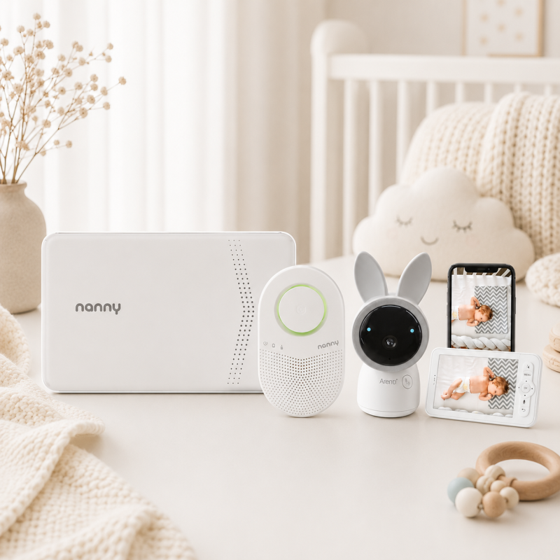Pack Nanny BM-03 Premium + Babyphone caméra Alnanny Premium