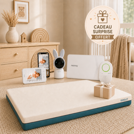Pack Nanny BM-03 Premium & Matelas Tiny & Babyphone Alnanny Premium