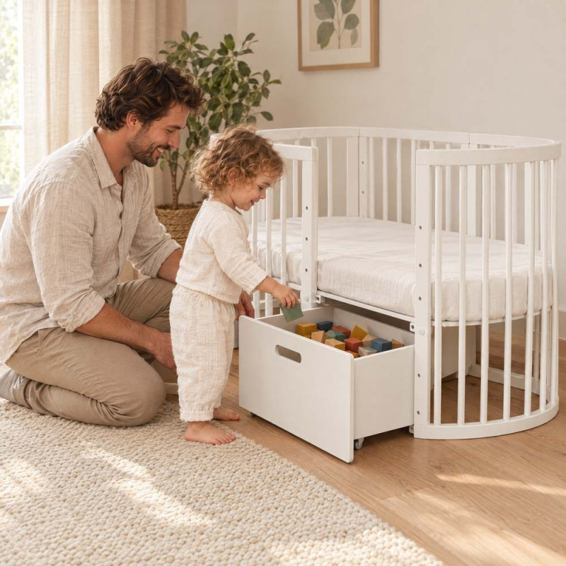 TIROIR POUR LIT EVOLUTIF WALDIN - NATUREL