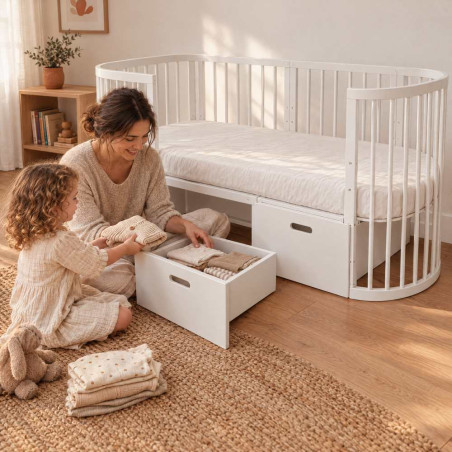 TIROIR POUR LIT EVOLUTIF WALDIN - NATUREL