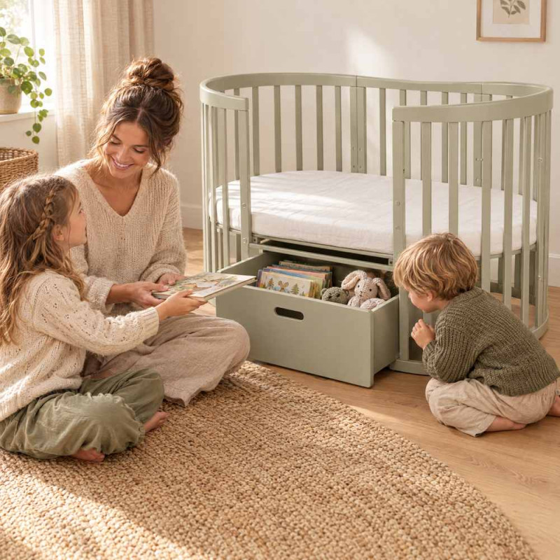 TIROIR POUR LIT EVOLUTIF WALDIN - NATUREL