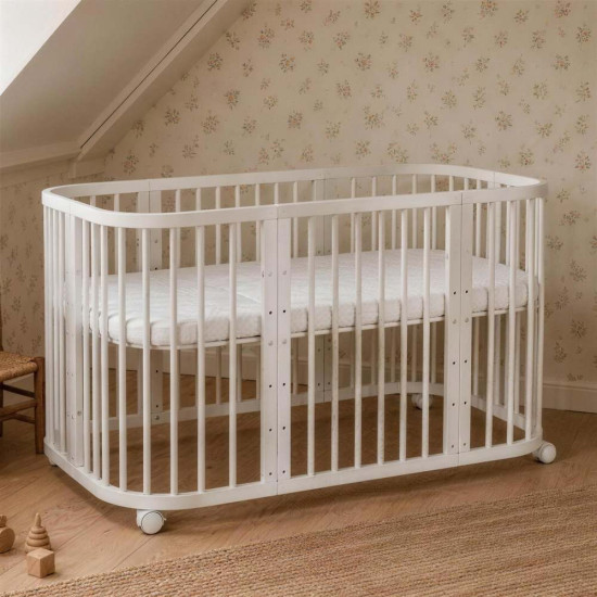Cuna evolutiva 7 en 1 W2 Waldin - Charlie - NATURAL