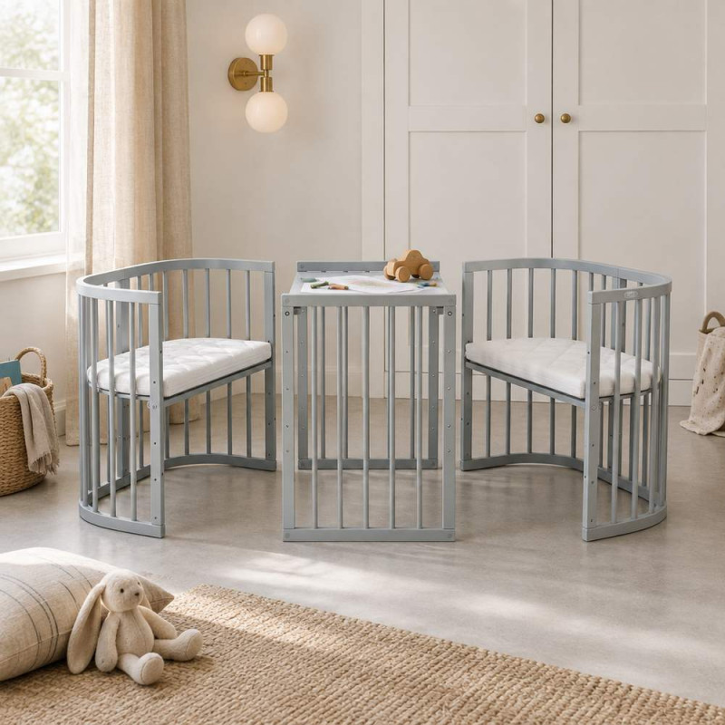 Cuna evolutiva 7 en 1 W2 Waldin - Charlie - NATURAL