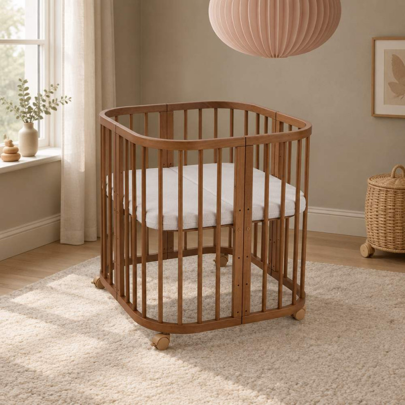 Cuna evolutiva 7 en 1 W2 Waldin - Charlie - NATURAL