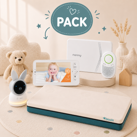 Pack Nanny BM-02 + Matelas Tiny + Babyphone Alnanny Premium