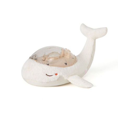 Projecteur océan Tranquil Baleine - Blanc