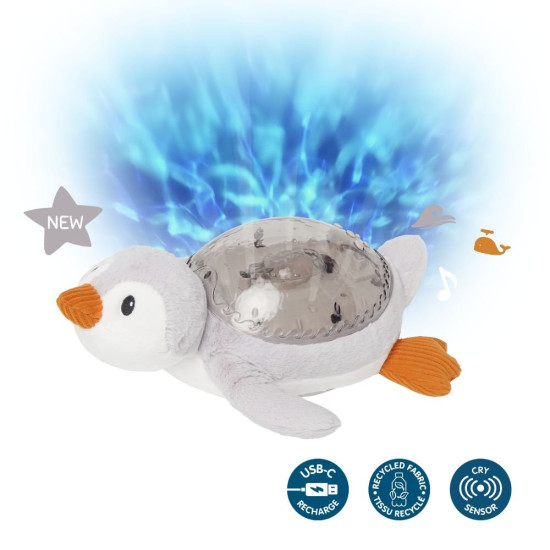 Projecteur océan Tranquil Baleine - Blanc