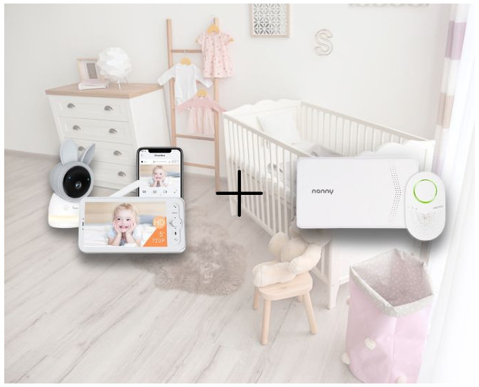 Comment surveiller son bébé la nuit ? Nanny Care + babyphone : le duo rassurant